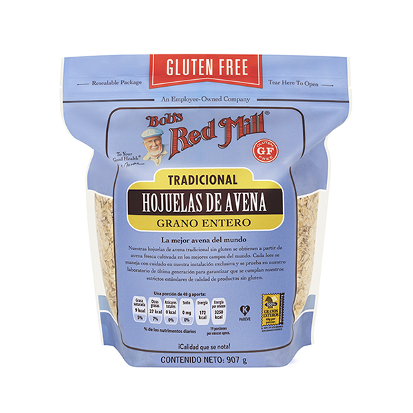 Hojuelas de Avena Grano Entero sin Gluten Bob's Red Mill 907Gr