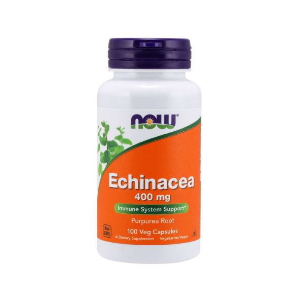 Suplemento de Equinacea Now 400Mg