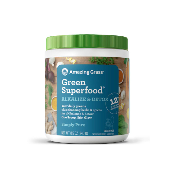 Polvo para Preparar Bebida de Superfood Desintoxicante Amazing Grass 240Gr