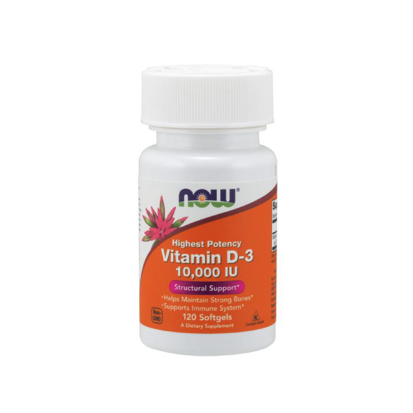 Vitamina D3 120 Cápsulas Now