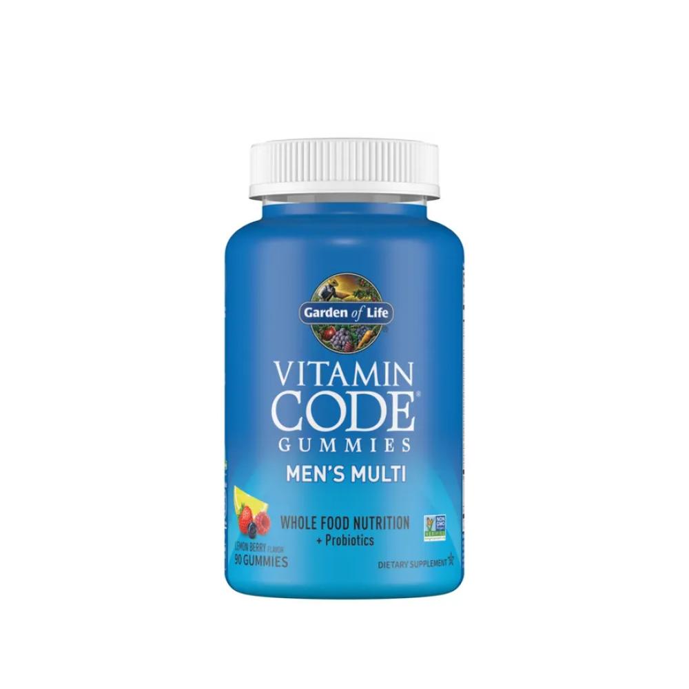 Multivitamínico para Hombres, 90 Gomitas sabor Limón y Berry Garden Of Life